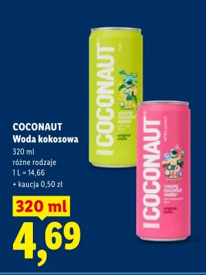 Woda kokosowa promocja w Lidl