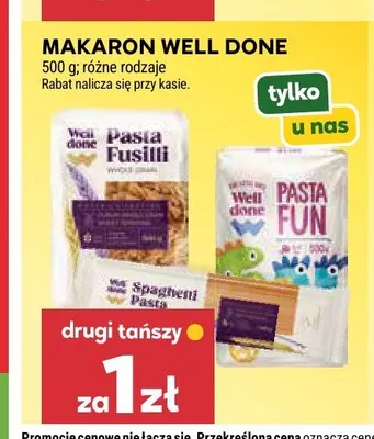 Makaron Well Done Fun promocja w Stokrotka