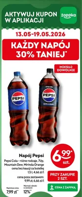 Napój Pepsi Zero Cukru promocja w Żabka