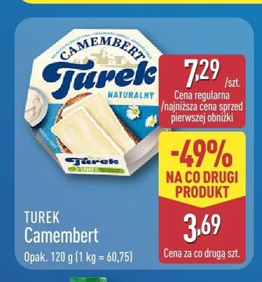 Camembert naturalny Turek promocja w Aldi