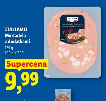 Mortadela z dodatkami Italiamo promocja w Lidl