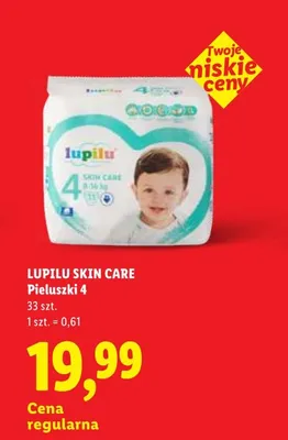Pieluszki Lupilu Skin Care 4 promocja w Lidl