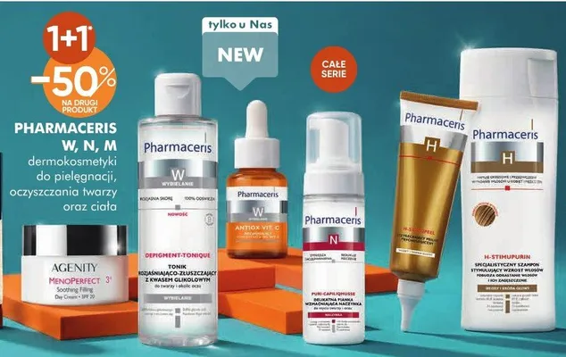 Dermokosmetyki Pharmaceris W N M promocja w Super-Pharm