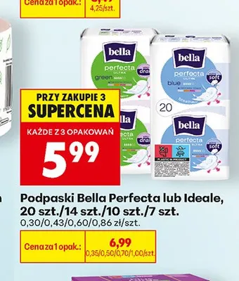 Podpaski Bella Perfecta promocja w Biedronka
