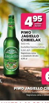 Piwo Jagiełło Chmielak promocja w Stokrotka