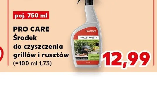 Środek do czyszczenia grillów i rusztów PRO CARE promocja w Kaufland