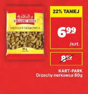 Orzechy nerkowca Bakaliowa Kraina promocja w API Market