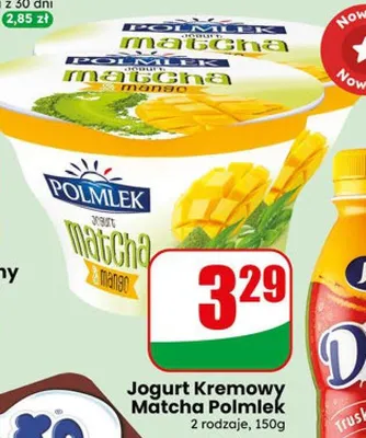 Jogurt Kremowy Matcha Mango Polmlek promocja w Dino