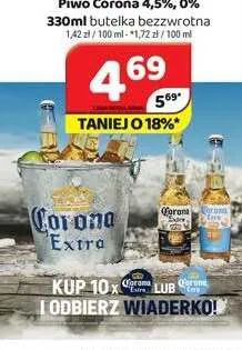 Piwo Corona Extra 4,5% promocja w Delfin