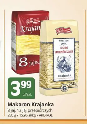 Makaron Krajanka 12 jaj przepiórczych Krajan promocja w Marketvita