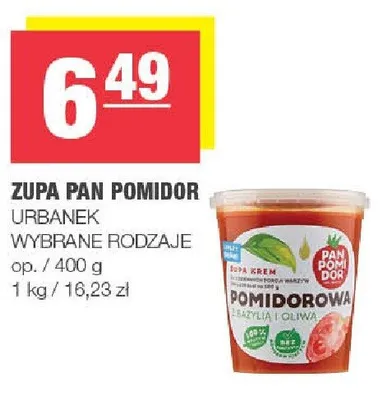 Zupa Pan Pomidor promocja w SPAR