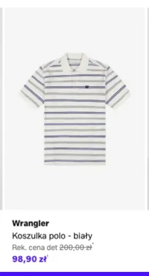 Koszulka polo Wrangler biały promocja w Lounge by Zalando