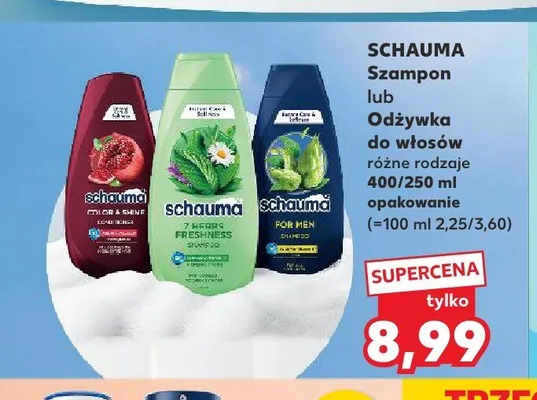 Szampon do włosów Schauma promocja w Kaufland