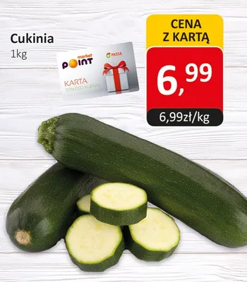 Cukinia promocja w Market Point