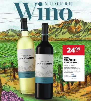 Wino Sauvignon Blanc białe wytrawne promocja w Stokrotka
