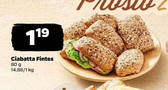 Ciabatta Fintes promocja w Netto