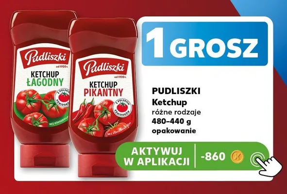 Ketchup pikantny Pudliszki promocja w Kaufland