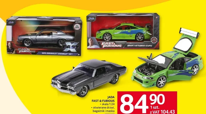 Pojazd JADA Fast & Furious skala 1:24 promocja w Selgros
