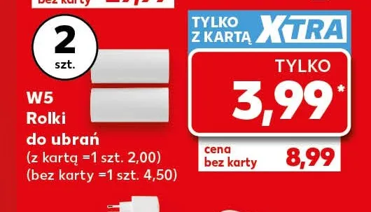 Rolki do ubrań W5 promocja w Kaufland