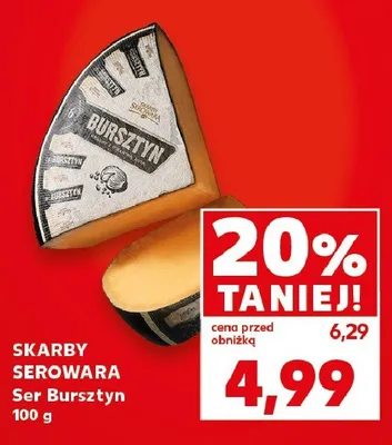 Ser Bursztyn SKARBY SEROWARA promocja w Kaufland