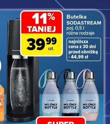 Butelka do saturatora Sodastream promocja w Carrefour