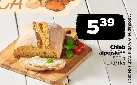 Chleb alpejski promocja w Netto