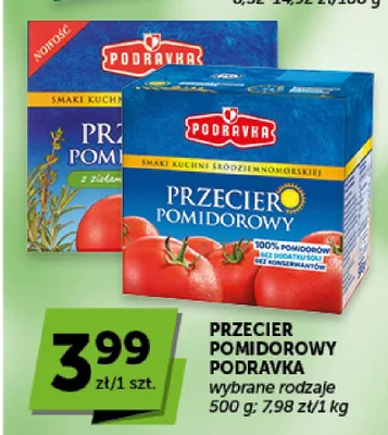 Przecier pomidorowy klasyczny Podravka promocja w Groszek
