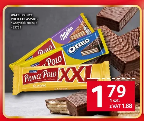 Wafel Prince Polo XXL promocja w Selgros