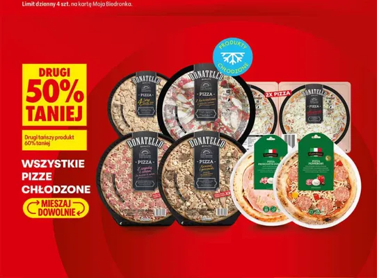 Pizza chłodzona Donatello z kurczakiem promocja w Biedronka