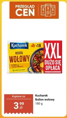 Bulion wołowy Kucharek XXL promocja w Dino