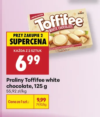 Praliny Toffifee white chocolate promocja w Biedronka