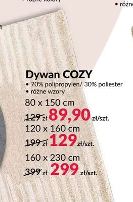 Dywan Cozy 160x230 cm promocja w Salony Agata