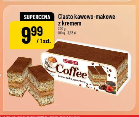 Ciasto kawowo-makowe z kremem Gottszlik promocja w POLOmarket