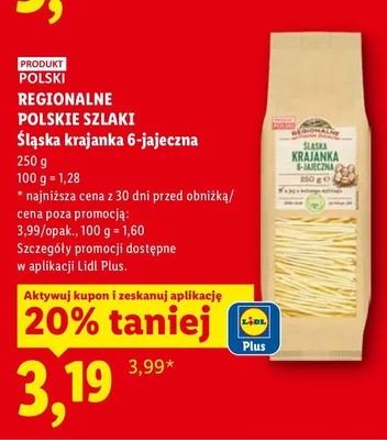 Śląska krajanka 6-jajeczna REGIONALNE SZLAKI promocja w Lidl