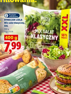 Mix sałat klasyczny XXL Ryneczek Lidla promocja w Lidl