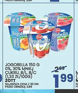 Jogurt Jogobella bez laktozy Zott promocja w Wafelek