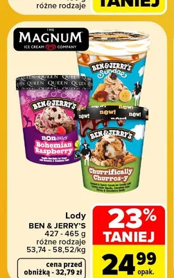 Lody Ben & Jerry's promocja w Carrefour Market