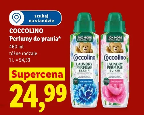 Perfumy do prania Coccolino Laundry Perfume Elixir promocja w Lidl