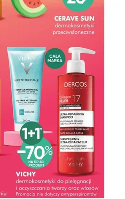 Żel oczyszczający do twarzy Vichy Pureté Thermale Fresh Cleansing Gel promocja w Super-Pharm