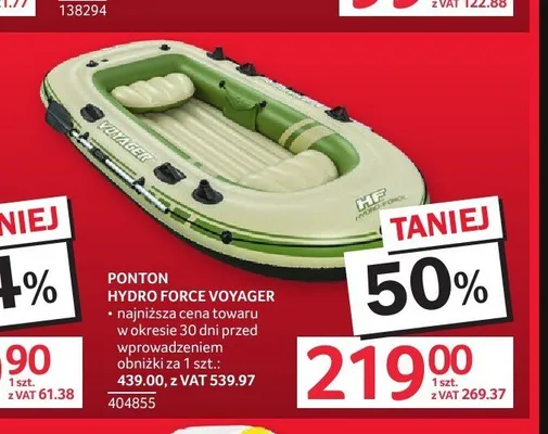 Ponton Hydro Force Voyager promocja w Selgros