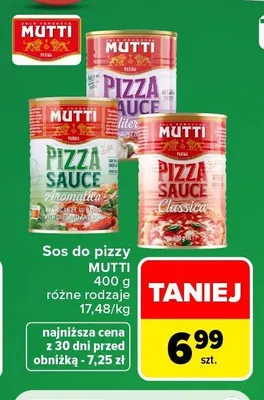 Sos do pizzy Mutti Aromatica promocja w Carrefour