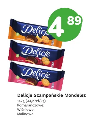 Delicje Szampańskie Mondelez wiśniowe promocja w Limonka