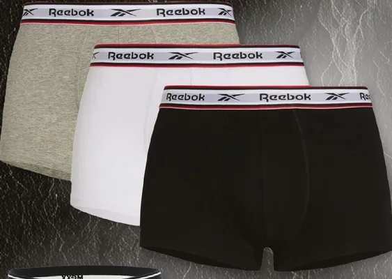 Bokserki REEBOK, rozmiary S-XL promocja w Selgros