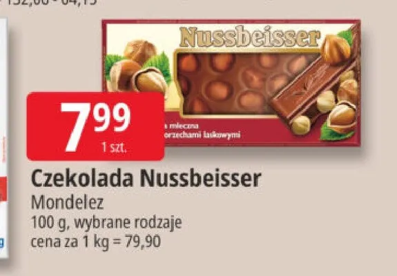 Czekolada Nussbeisser promocja w Leclerc