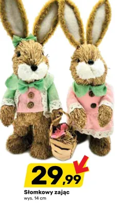 Słomkowy zając promocja w Bricomarche