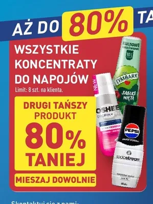 Koncentrat do napojów SodaStream promocja w Aldi