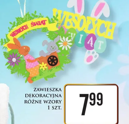 Zawieszka dekoracyjna różne wzory promocja w Dino