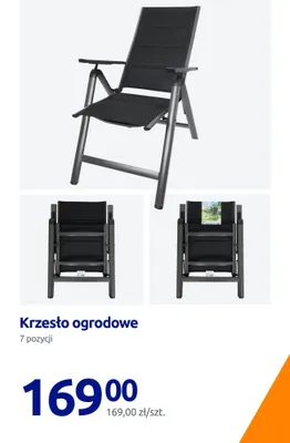 Krzesło ogrodowe promocja w Action