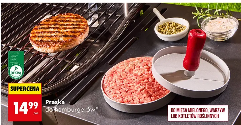 Praska do hamburgerów promocja w Biedronka