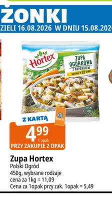 Zupa Hortex Polski Ogród promocja w Leclerc
